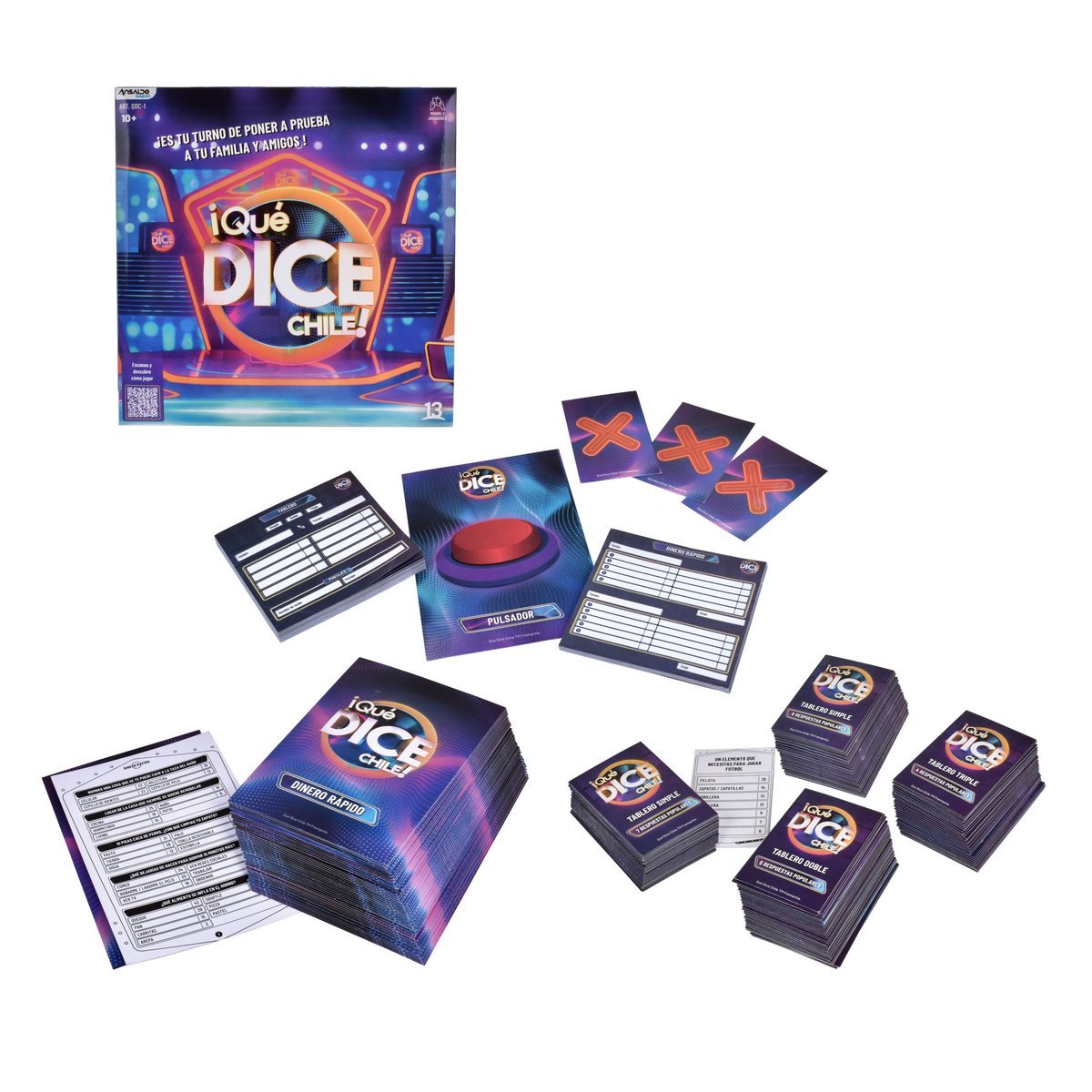 Juego De Mesa ¡ Qué Dice Chile!